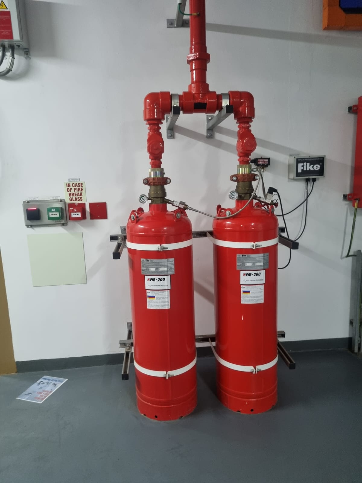 Integrated fire and security panel